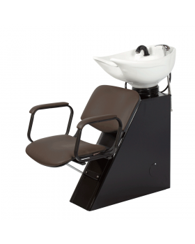Парикмахерская мойка "Елена" с креслом "Контакт"