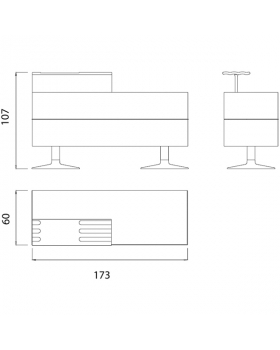 Стойка администратора "BLACK TORIX"