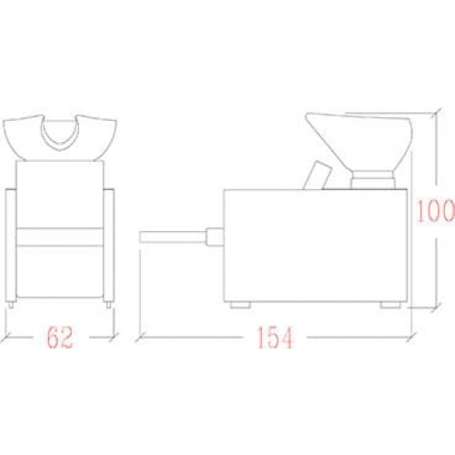 Мойка парикмахерская "KUBIK MASSAGE"