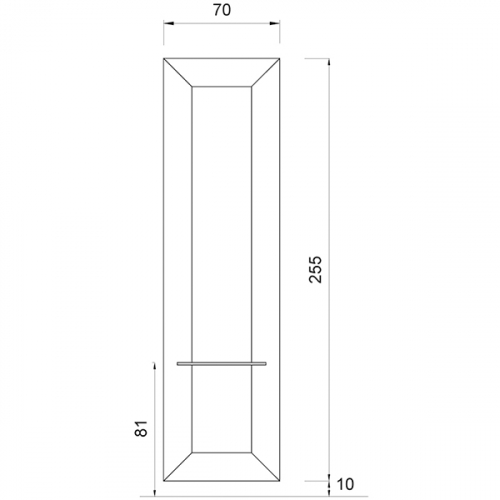 Зеркало парикмахерское "EMPIRE"