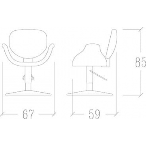 Кресло парикмахерское "CARNABY"