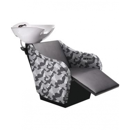 Мужская мойка барбер "RAVELLO MASSAGE CAMOUFLAGE GREY"