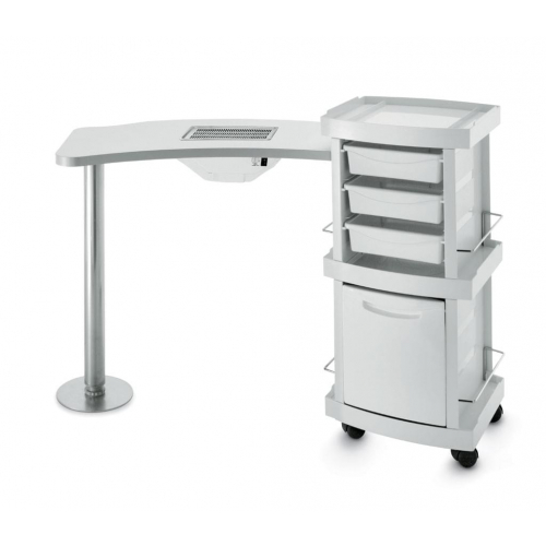 Стол маникюрный 2-ной с вытяжкой "128LX"