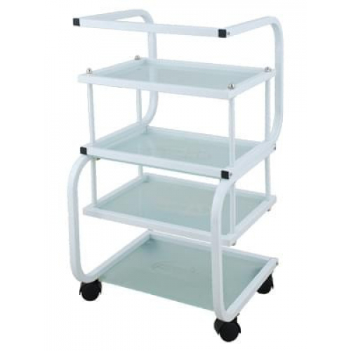 Столик косметологический (металл/стекло) - "н01"