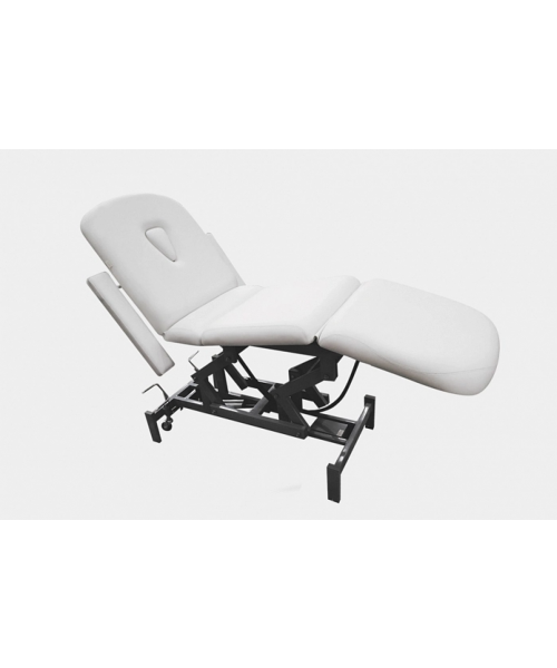 Косметологическая кушетка "Ондеви-4" с подлокотниками, 4 электропривода, проводной пульт управления