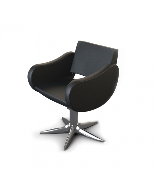 Кресло парикмахерское "Fifties Black P"